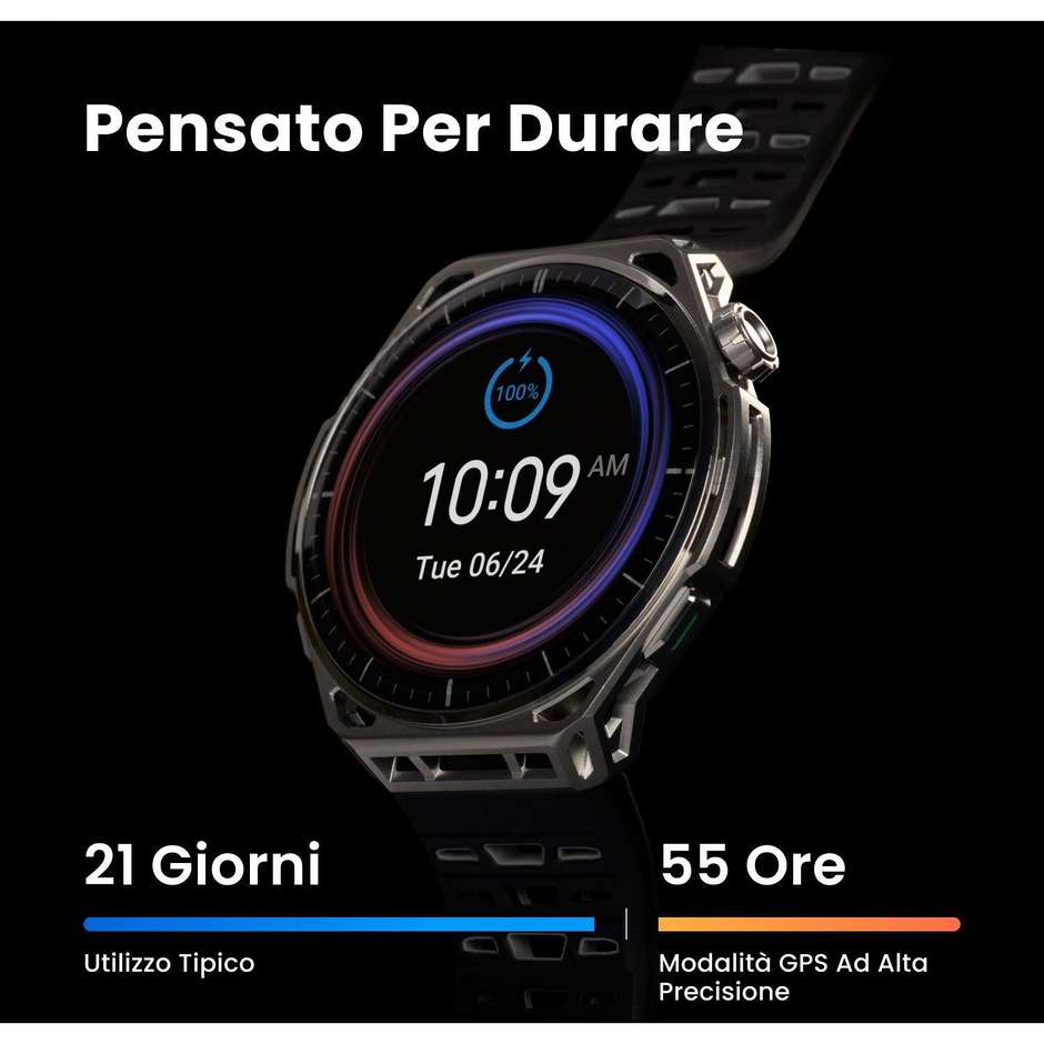 Amazfit Balance 3 Smartwatch Sportivo AMOLED 1,5" GPS Acciaio Inox