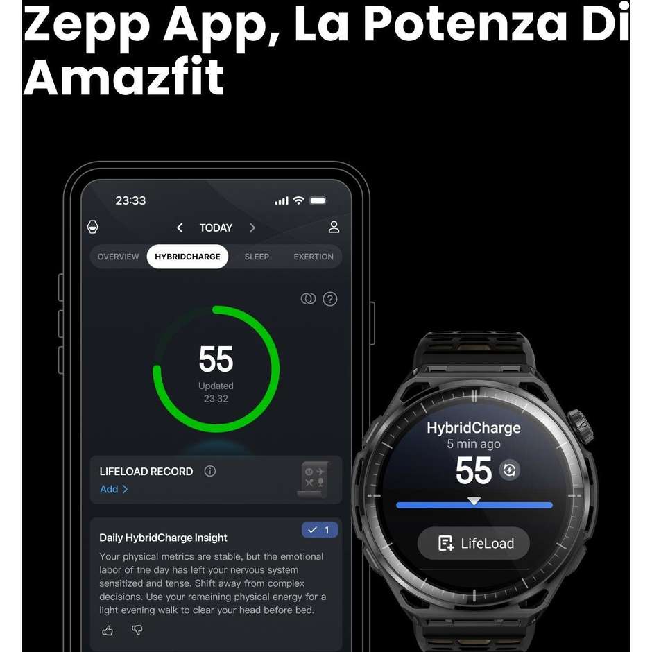 Amazfit Balance 3 Smartwatch Sportivo AMOLED 1,5" GPS Acciaio Inox