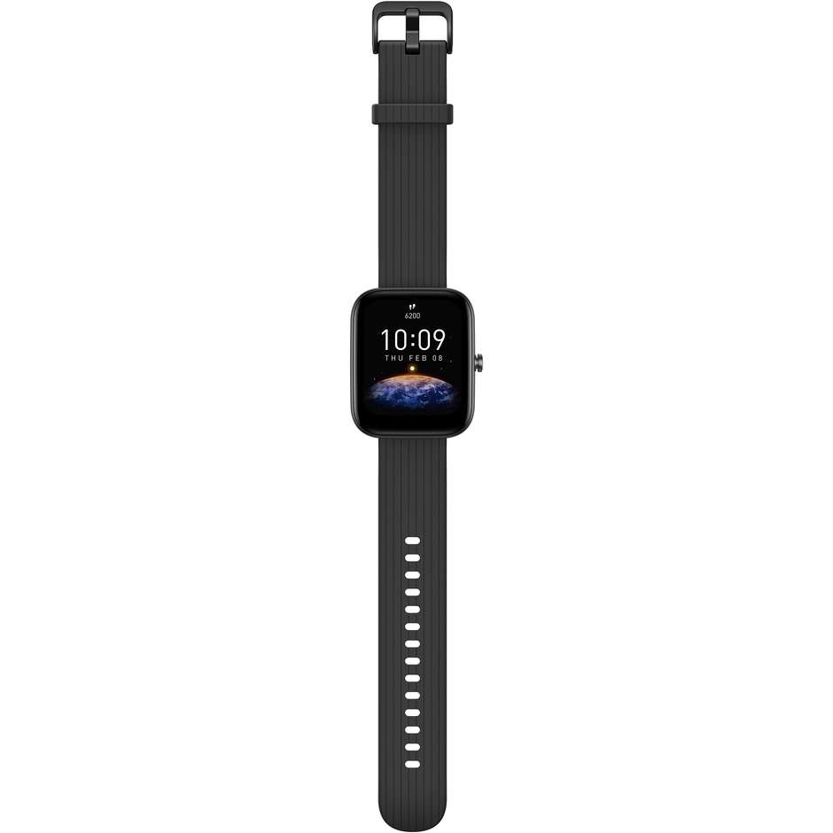 Amazfit BIP 3 PRO Smartwatch 1,69" GPS colore nero con cinturino nero