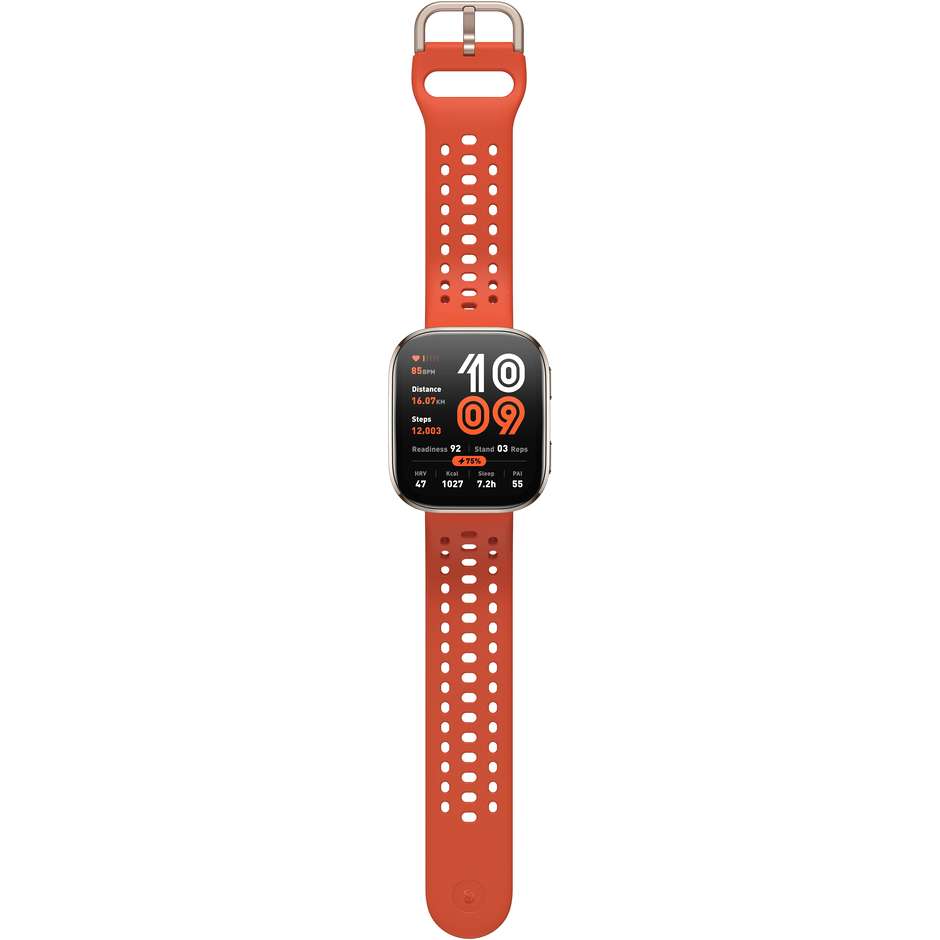Amazfit Bip 6 Red Smartwatch 1.97" Bluetooth Wi-Fi GPS Colore Oro