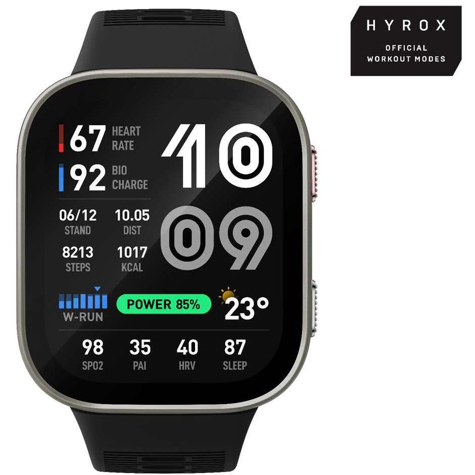 Amazfit Bip Max Smartwatch GPS AMOLED 2,07" Silver