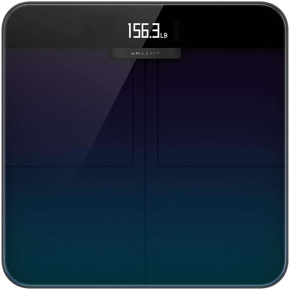 Amazfit Smart Scale Bilancia pesapersone smart Wi-Fi Bluetooth IMC Blu/Viola