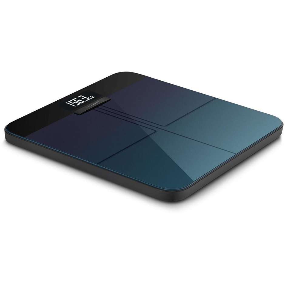 Amazfit Smart Scale Bilancia pesapersone smart Wi-Fi Bluetooth IMC Blu/Viola