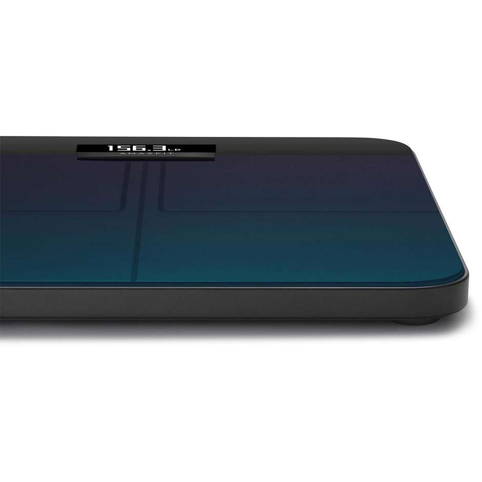 Amazfit Smart Scale Bilancia pesapersone smart Wi-Fi Bluetooth IMC Blu/Viola
