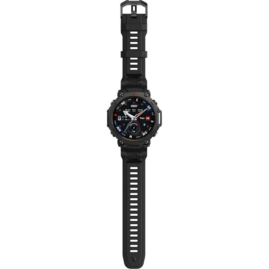 Amazfit T-Rex 3 Pro 48mm Smartwatch Rugged Ghiera Acciaio Wi-Fi GPS Colore Nero