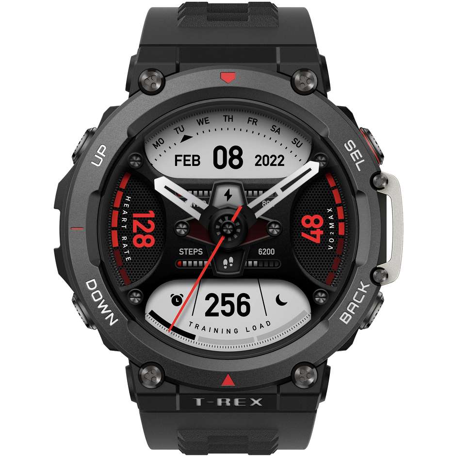 Amazfit T-REX2BK  Smartwatch 47mm AMOLED GPS Bluetooth colore nero