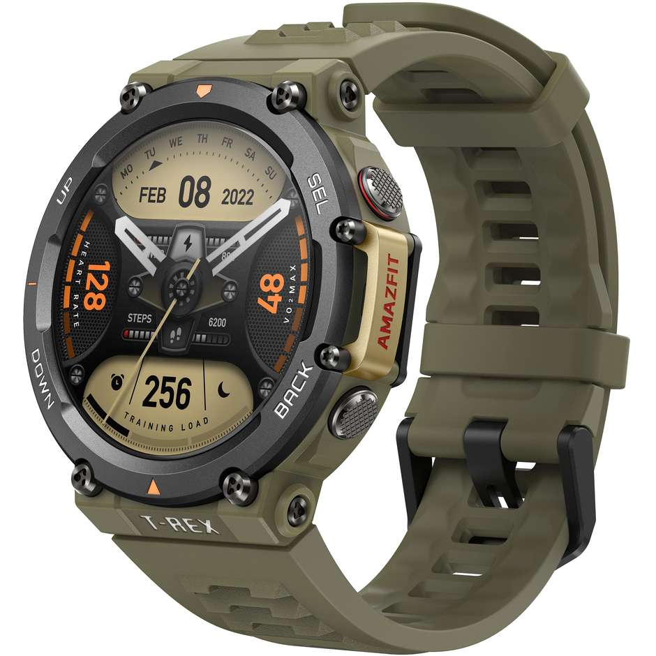 Amazfit T-REX2GREE  Smartwatch 47mm AMOLED GPS Bluetooth colore verde
