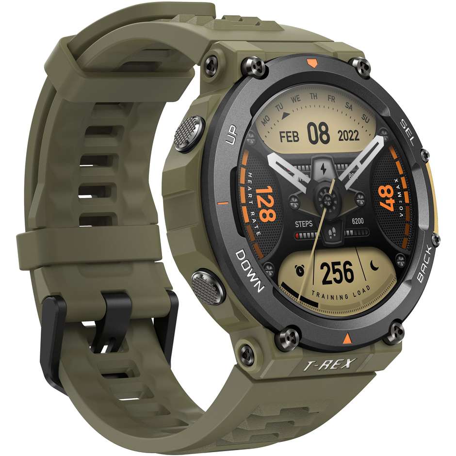 Amazfit T-REX2GREE  Smartwatch 47mm AMOLED GPS Bluetooth colore verde