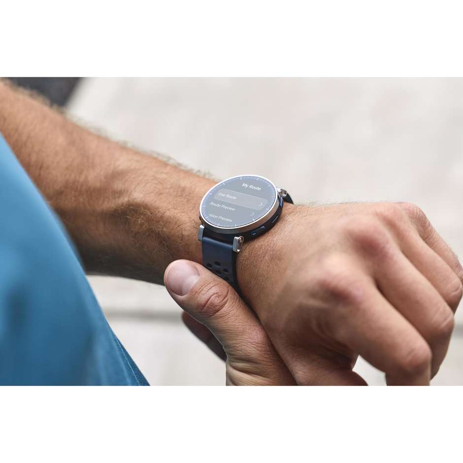 Amazfit W2558GL2N Smartwatch AMOLED GPS 5 ATM Argento