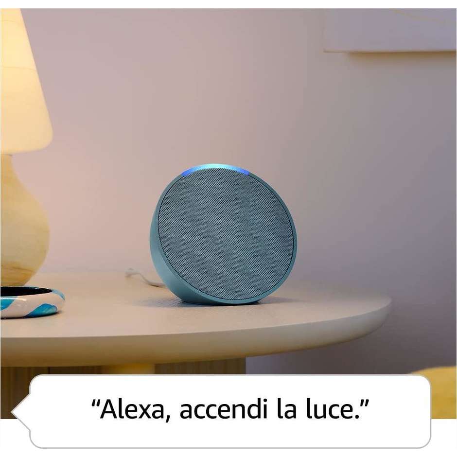 Amazon Echo Pop Altoparlante Bluetooth con Alexa Colore Nero