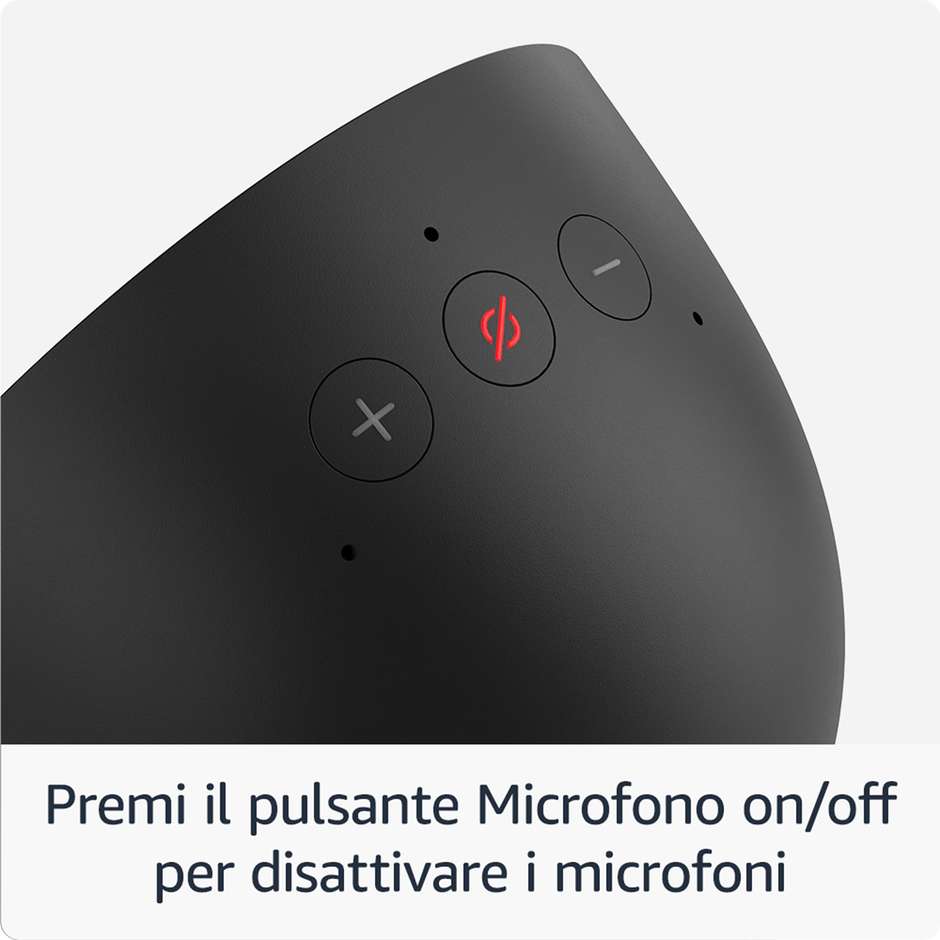 Amazon Echo Spot 2024 Sveglia Intelligente con Alexa Display 2,83" Wi-Fi Nero