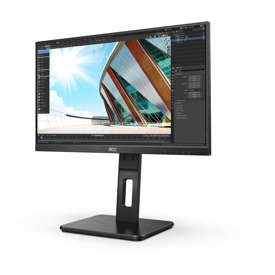 AOC 22P2Q Monitor PC LED 21,5'' Full HD Luminosità 250 cd/m² colore nero