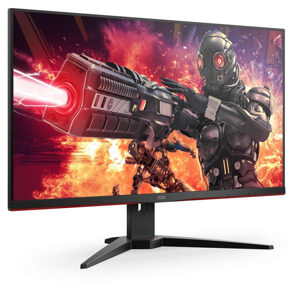 AOC U28G2AE Monitor PC LED Gaming 28'' 4K Ultra HD Luminosità 300 cd/m² Classe C colore nero e rosso