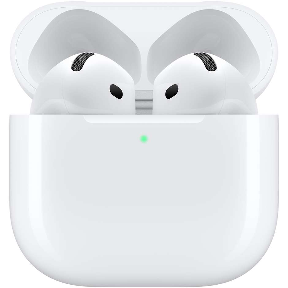 Apple AirPods 4 Auricolari True Wireless con Cancellazione Attiva del Rumore Bianco