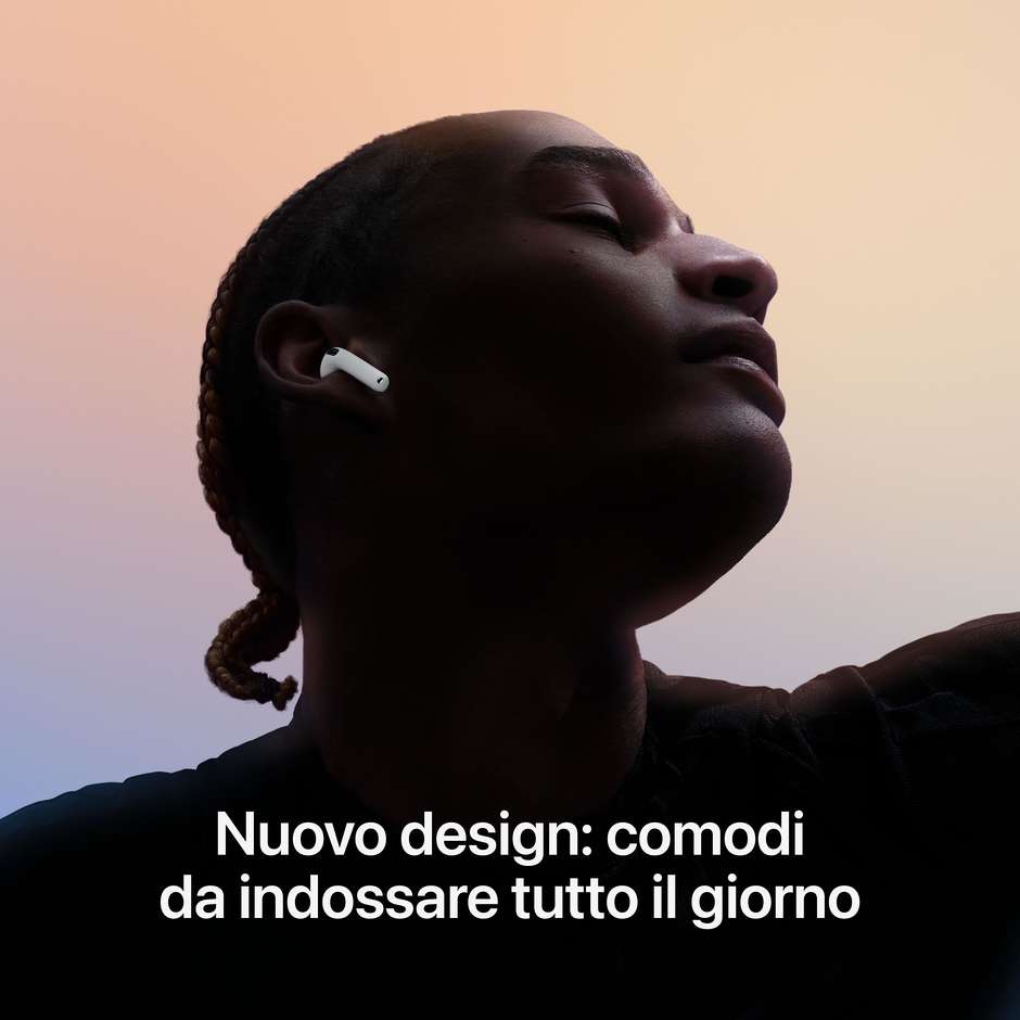 Apple AirPods 4 con Active Noise Cancellation Colore Bianco