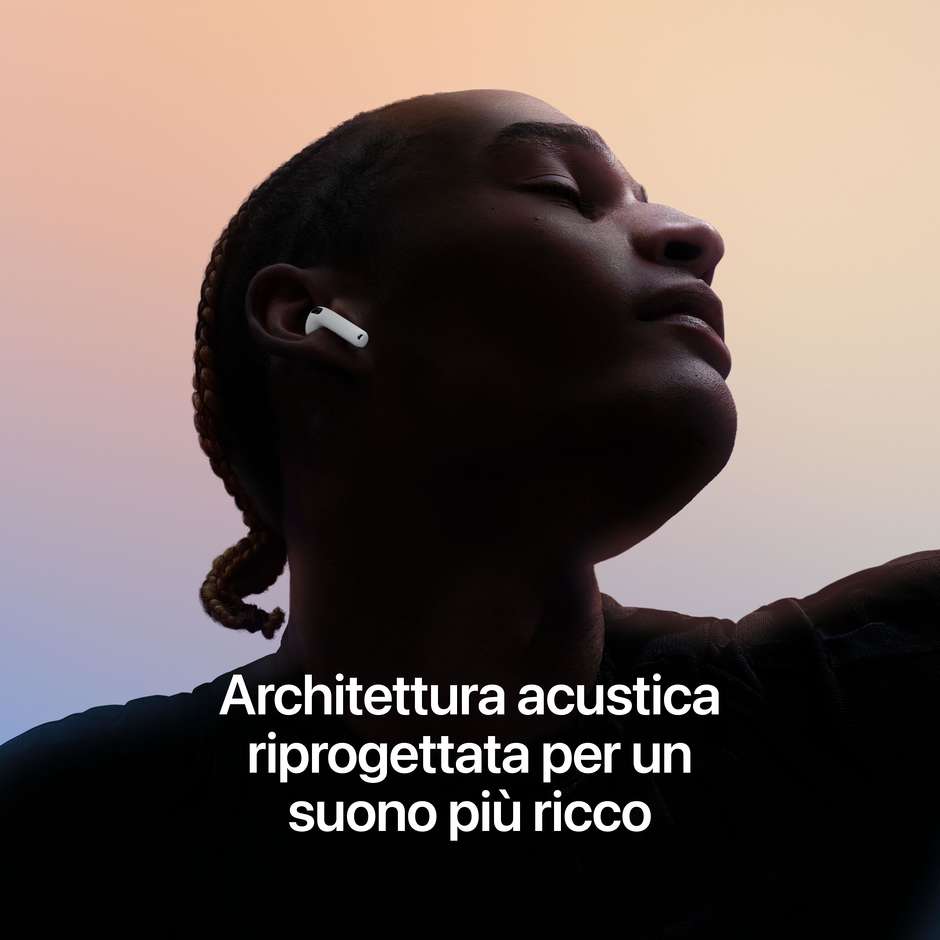 Apple AirPods 5 Auricolari True Wireless con cancellazione attiva del rumore e custodia USB-C