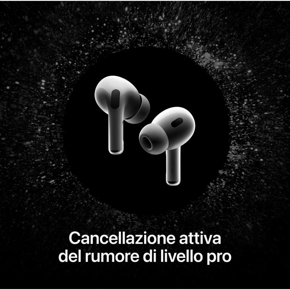 Apple AirPods Pro (seconda generazione) con custodia di ricarica MagSafe (USB-C) Colore Bianco