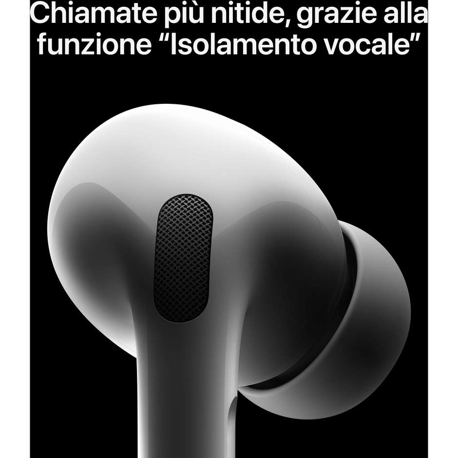 Apple AirPods Pro (seconda generazione) con custodia di ricarica MagSafe (USB-C) Colore Bianco