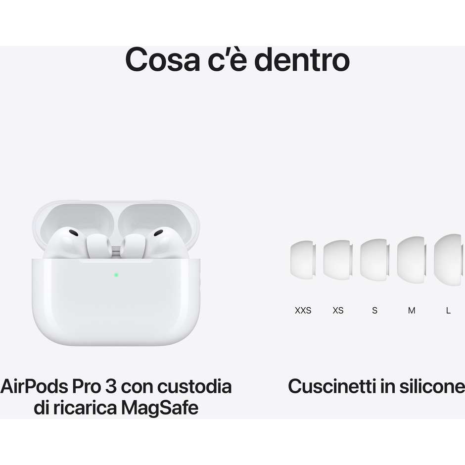 Apple AirPods Pro (terza generazione) Auricolare In-ear Bluetooth Colore Bianco