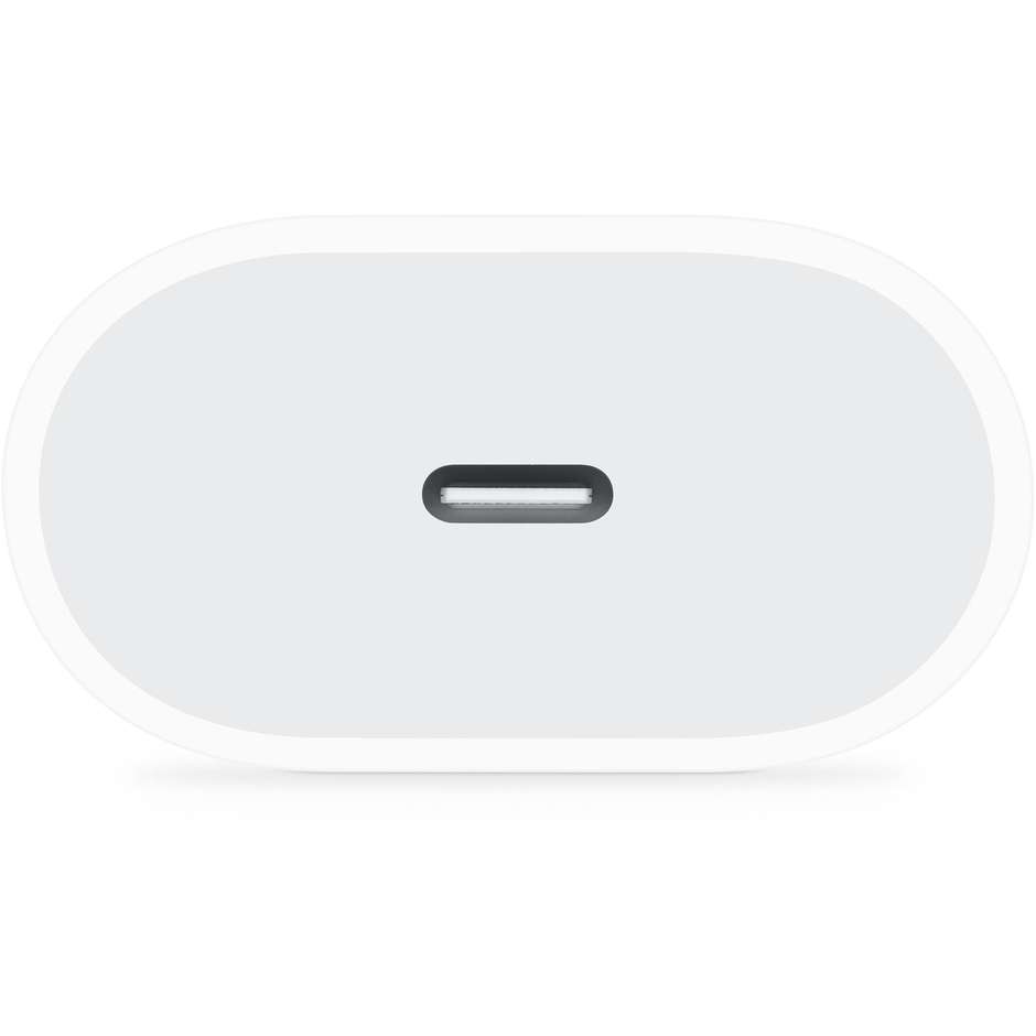 Apple Alimentatore USB-C da 20W Caricabatterie da Parete Ricarica Rapida Bianco (MUVV3ZM/A)