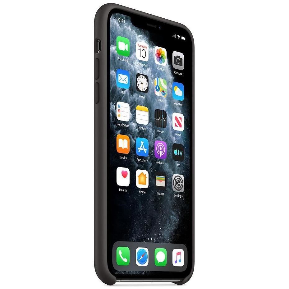 Apple cover in silicone nera per iPhone 11 Pro Max