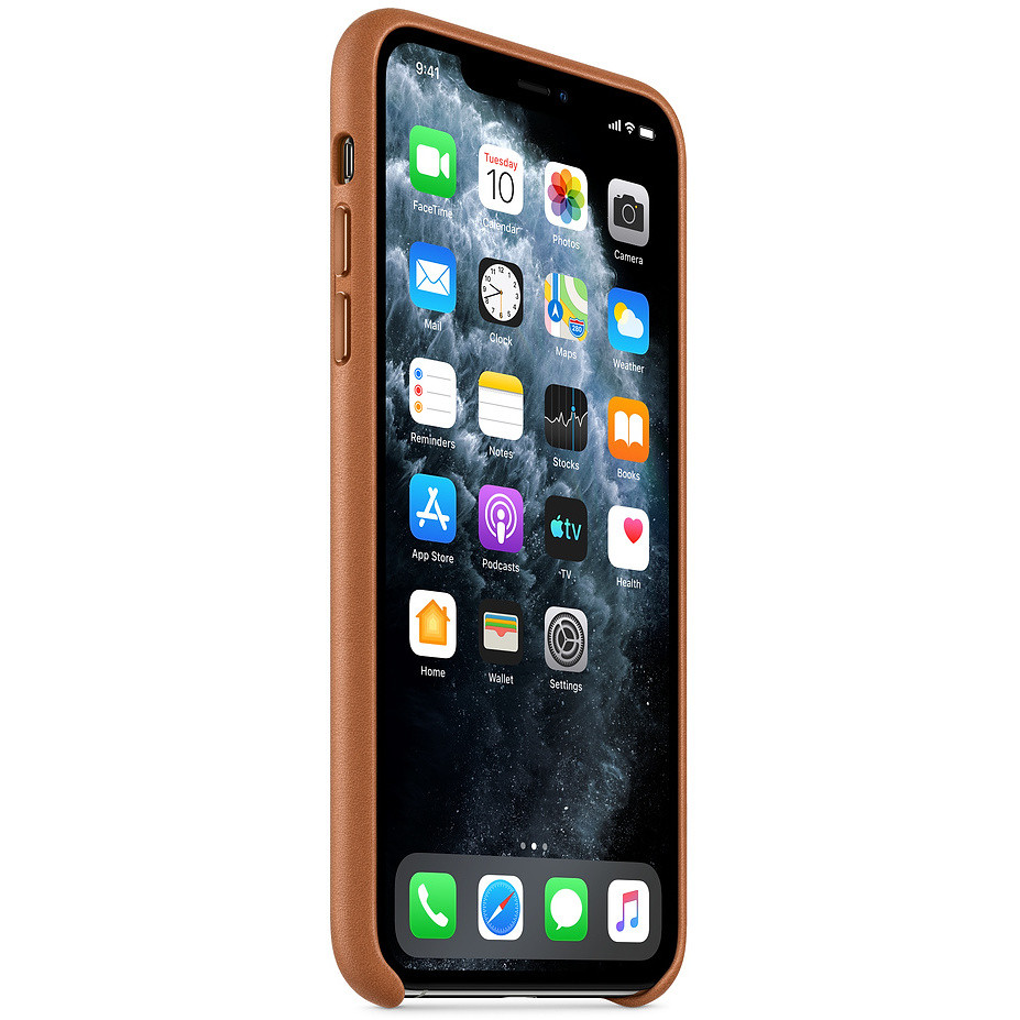 Apple Custodia in Pelle per iPhone 11 Pro Max MX0D2ZM/A - Cuoio