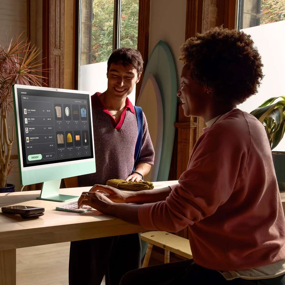 Apple iMac 24" 4.5K Ultra HD M4 Ram 16 GB Memoria 256 GB 500 cd/m² macOS Sequoia Colore Argento