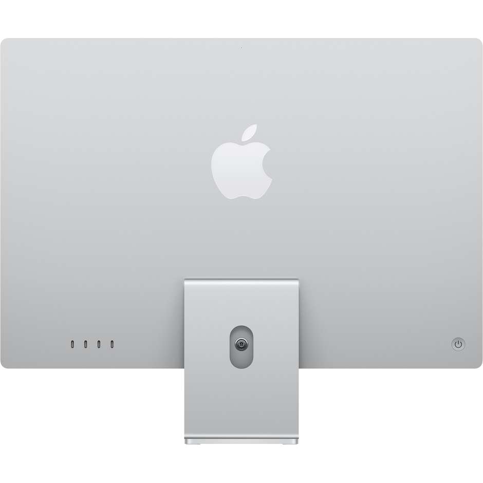 Apple iMac 24" 4.5K Ultra HD M4 Ram 16 GB Memoria 512 GB 500 cd/m² macOS Sequoia Colore Argento