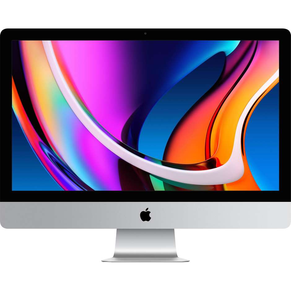 Apple iMac PC All-in-one 27" 5k Core i5-10 Ram 8 Gb SSD 512 Gb MacOS Catalina colore silver
