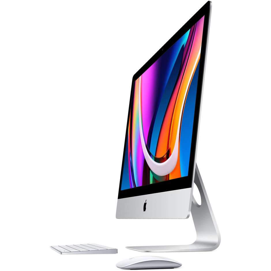 Apple iMac PC All-in-one 27" 5k Core i5-10 Ram 8 Gb SSD 512 Gb MacOS Catalina colore silver