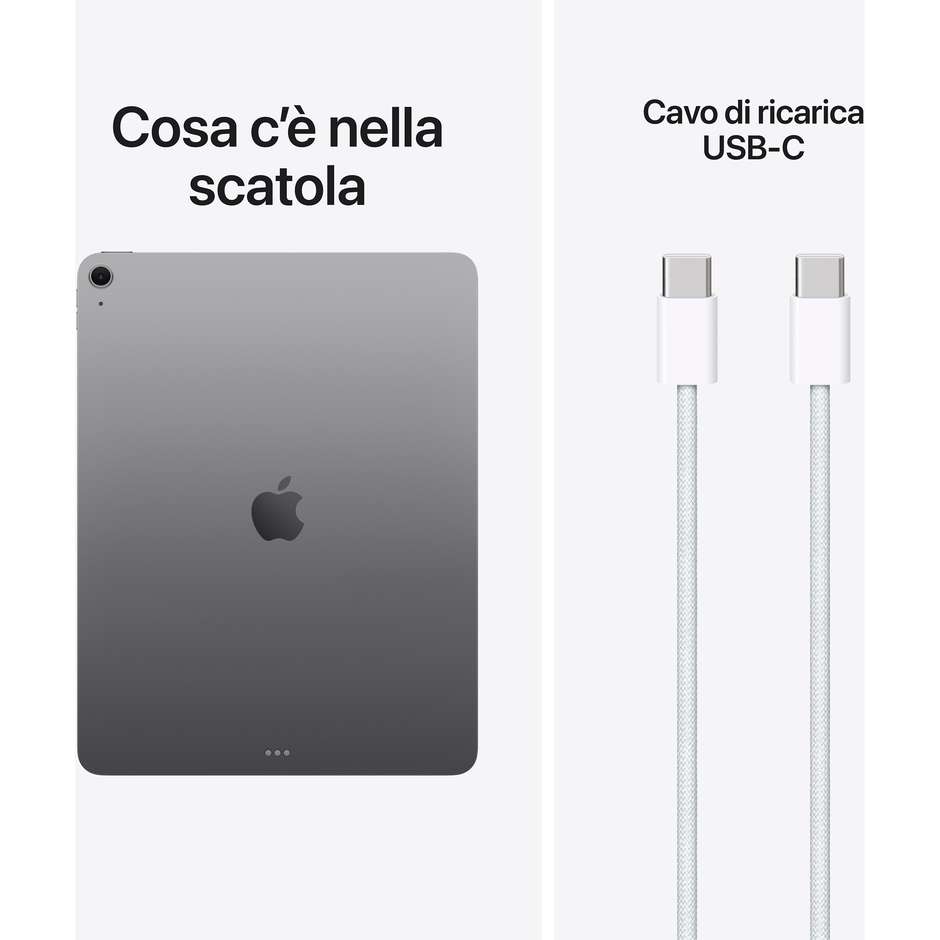 Apple iPad Air 13" M4 256GB Wi-Fi Grigio siderale