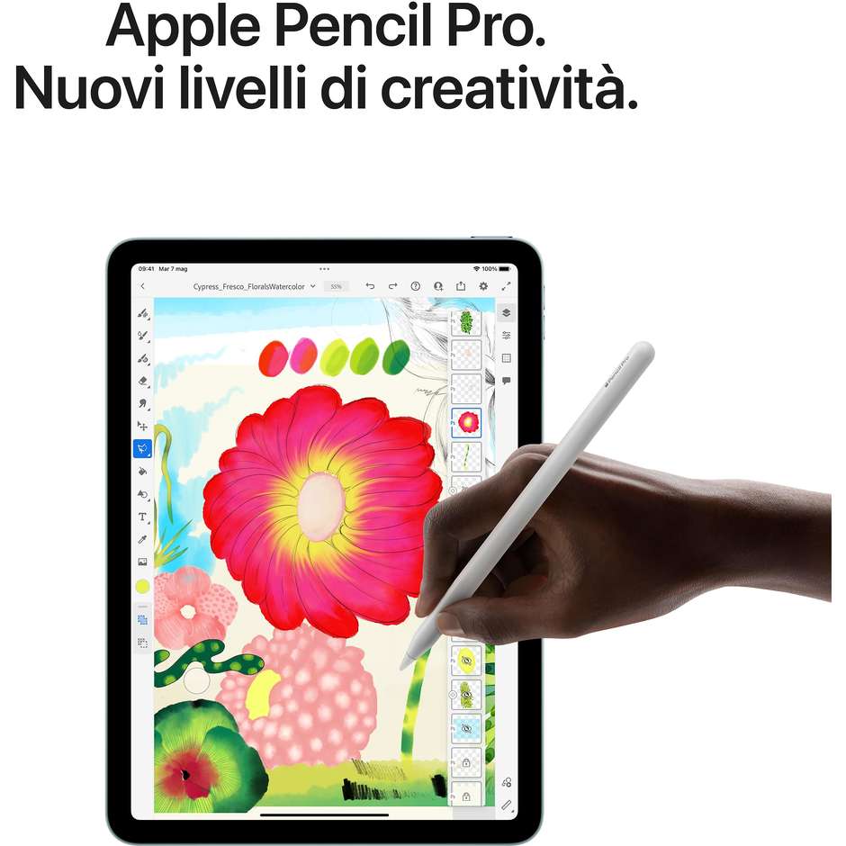 Apple iPad Air 13'' Wi-Fi Memoria 128 GB Colore Galassia