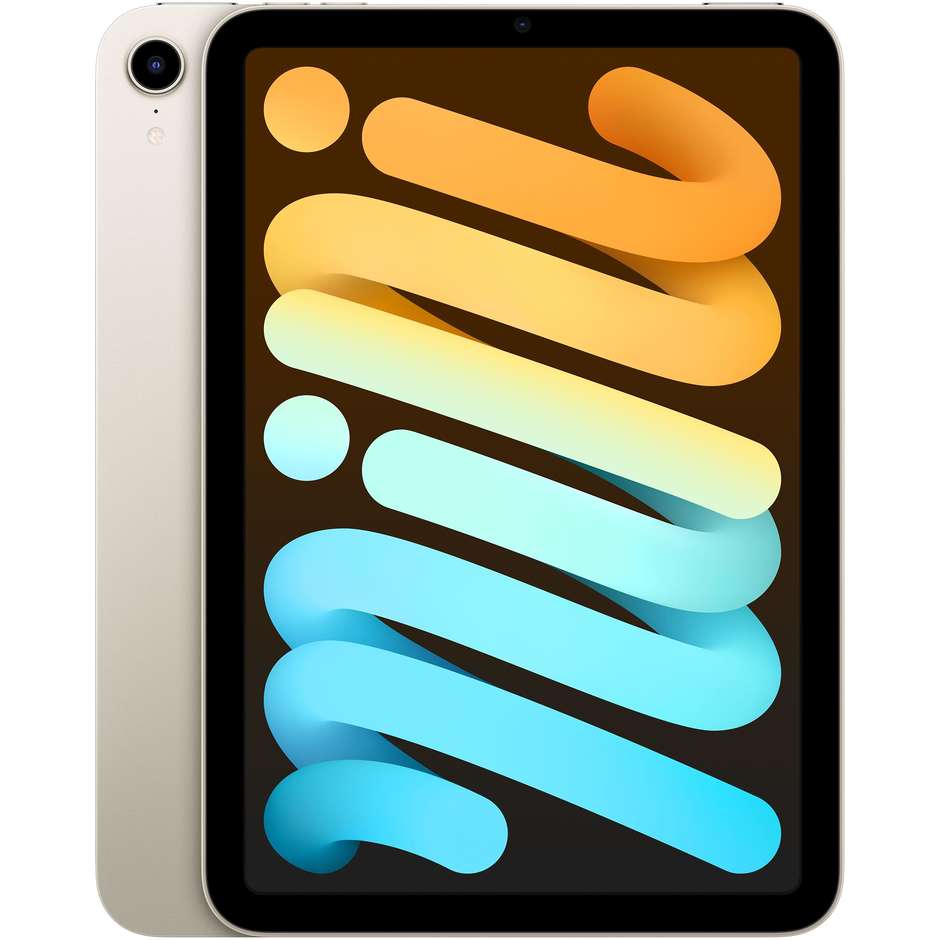 Apple iPad mini Tablet 8.3" Wi-Fi Ram 4 Gb Memoria 256 Gb iPadOS 15 Colore Beige