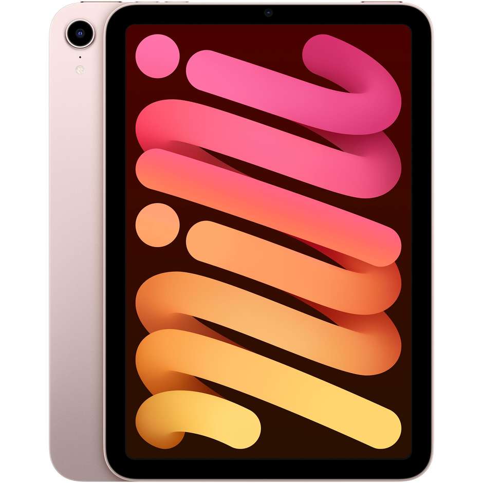 Apple iPad mini Tablet 8.3" Wi-Fi Ram 4 Gb Memoria 256 Gb iPadOS 15 Colore Oror rosa