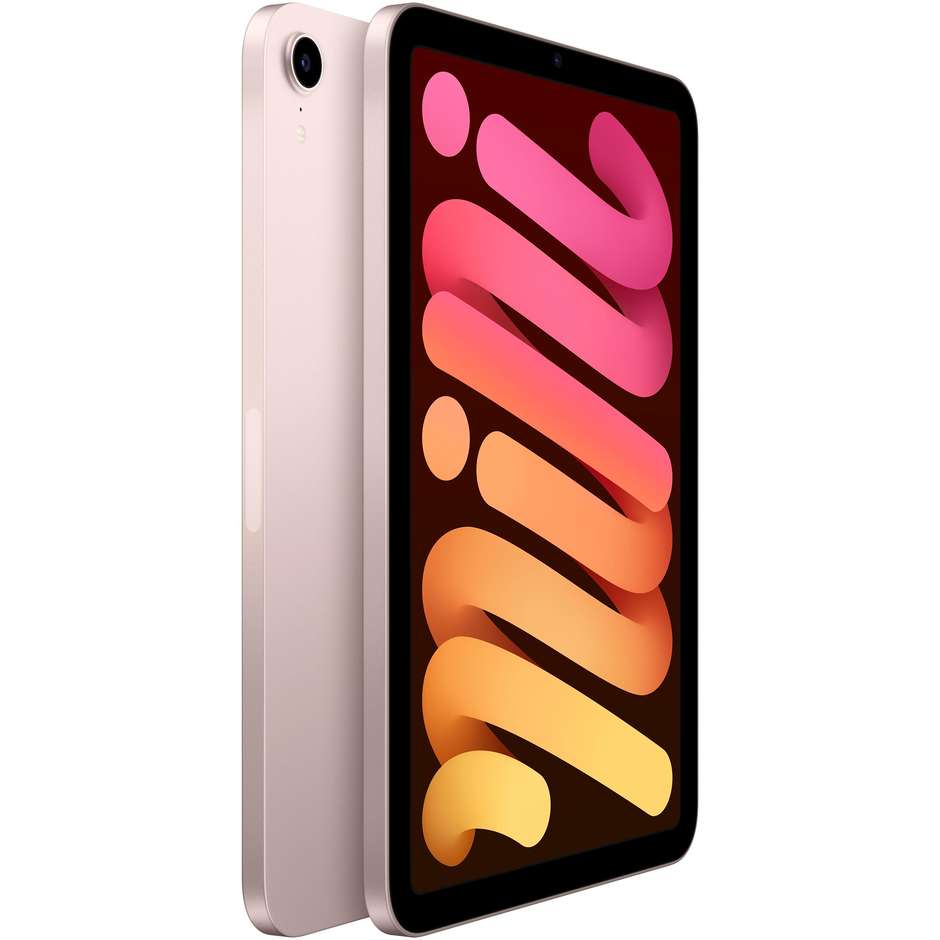 Apple iPad mini Tablet 8.3" Wi-Fi Ram 4 Gb Memoria 256 Gb iPadOS 15 Colore Oror rosa