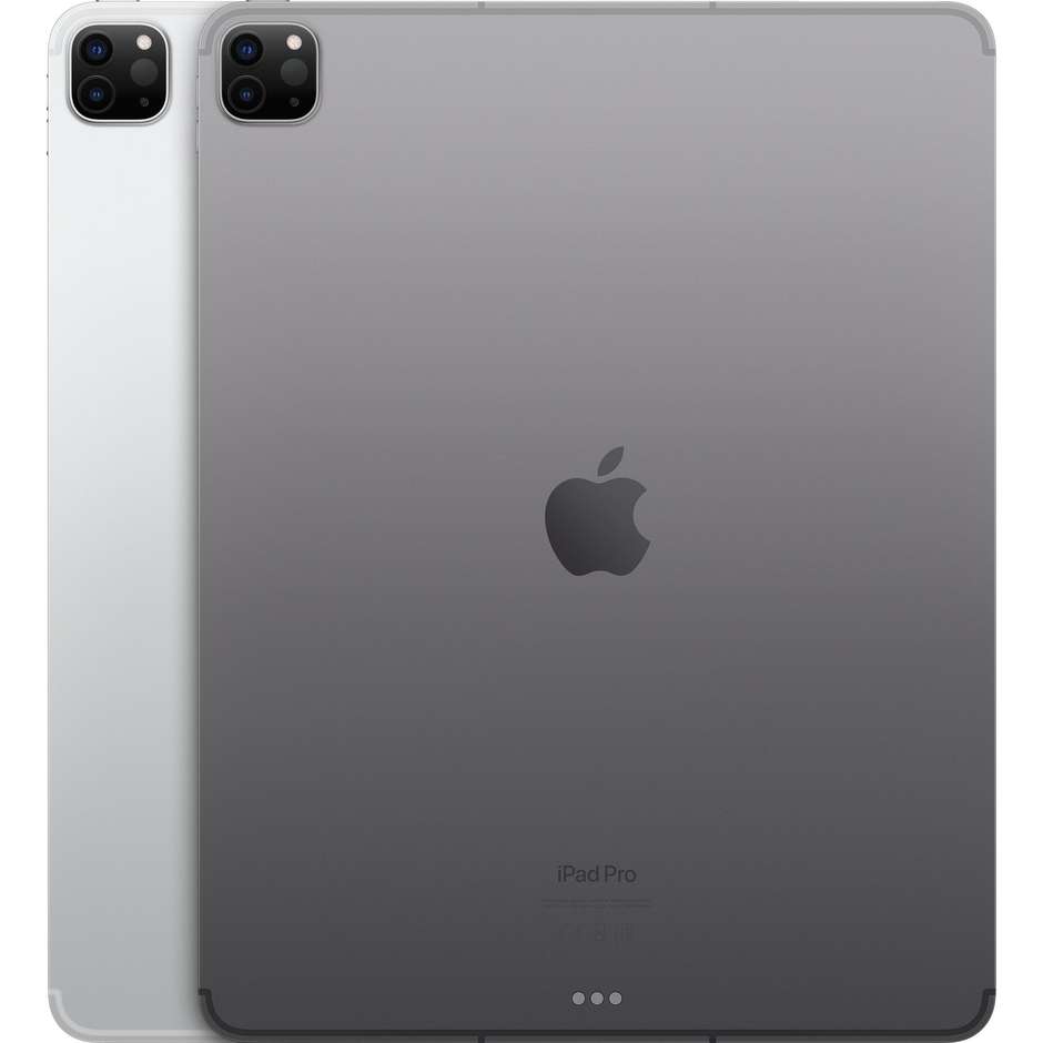 Apple ipad Pro Tablet 5G 12.9" Wi-Fi+Cellular Ram 8 Gb Memoria 256 Gb iPadOS 16 Colore Argento