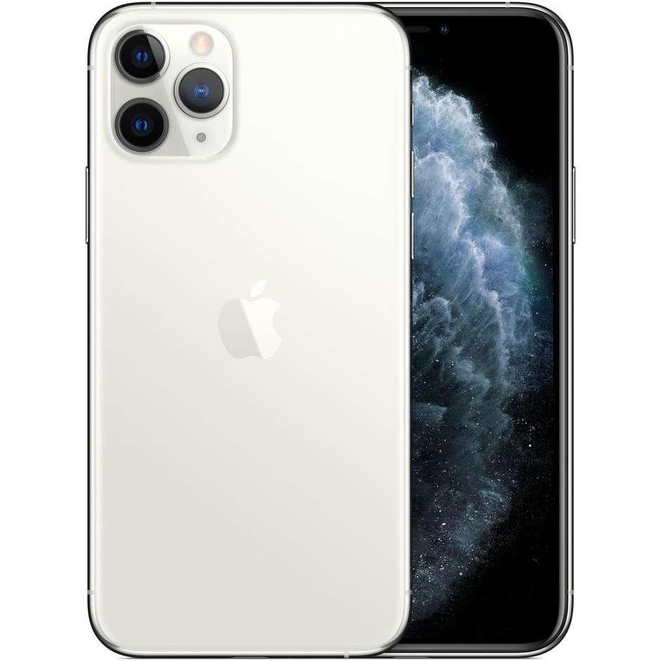 Apple iPhone 11 pro Smartphone 5,8" Memoria 256 GB iOS 13 colore silver mwc82ql/a