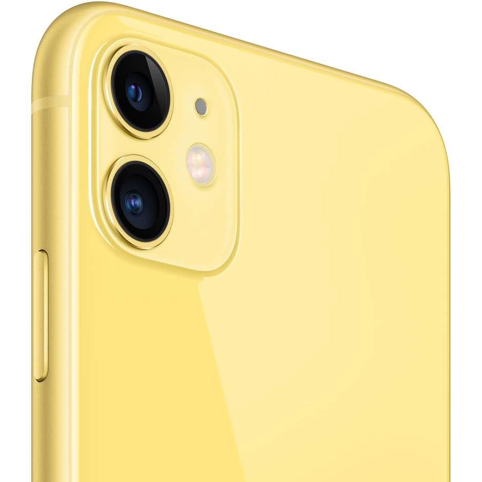 Apple iPhone 11 Smartphone 6.1" 4G Memoria 256 Gb iOS 13 colore giallo