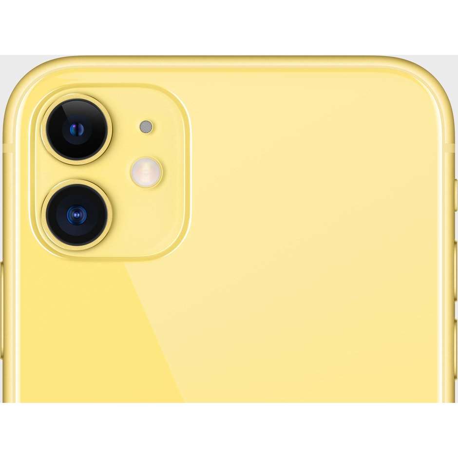 Apple iPhone 11 Smartphone 6.1" 4G Memoria 256 Gb iOS 13 colore giallo