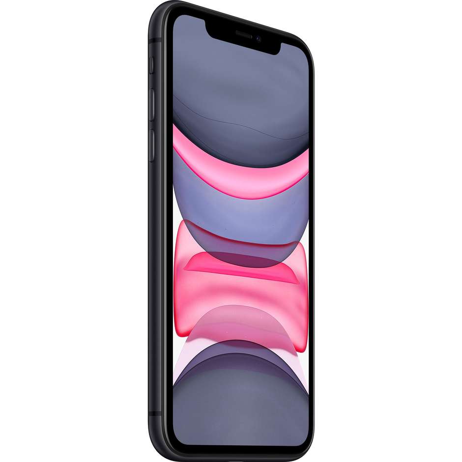 Apple iPhone 11 Smartphone 6.1" Memoria 128 GB iOS 13 colore Nero