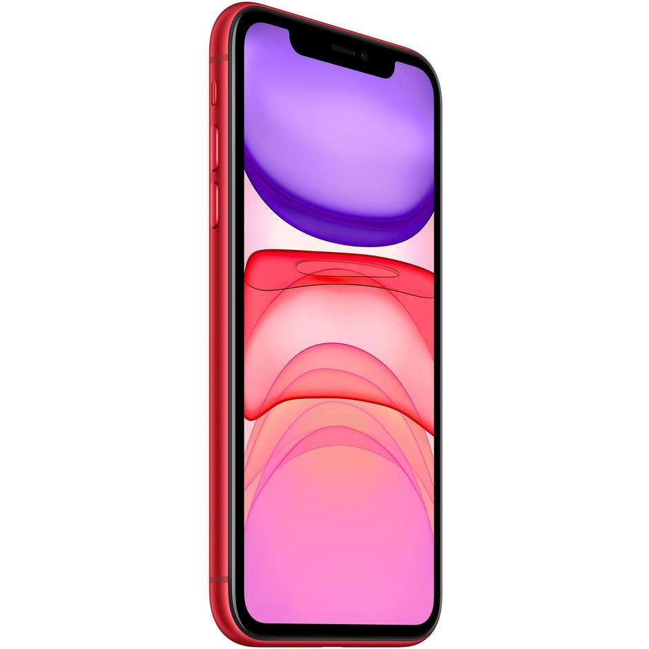 Apple iPhone 11 Smartphone 6,1" Memoria 128 GB iOS 13 colore rossso red mwm32ql/a
