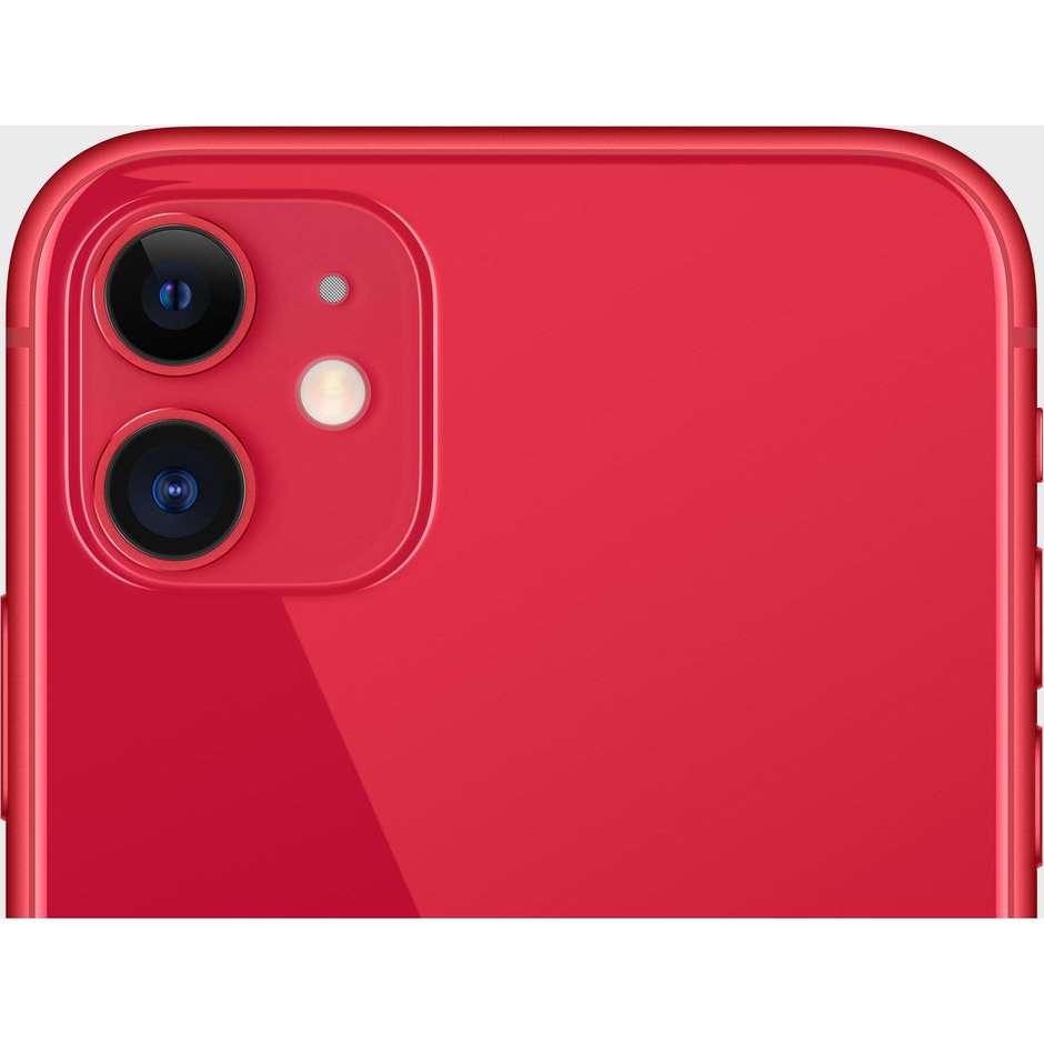 Apple iPhone 11 Smartphone 6,1" Memoria 128 GB iOS 13 colore rossso red mwm32ql/a