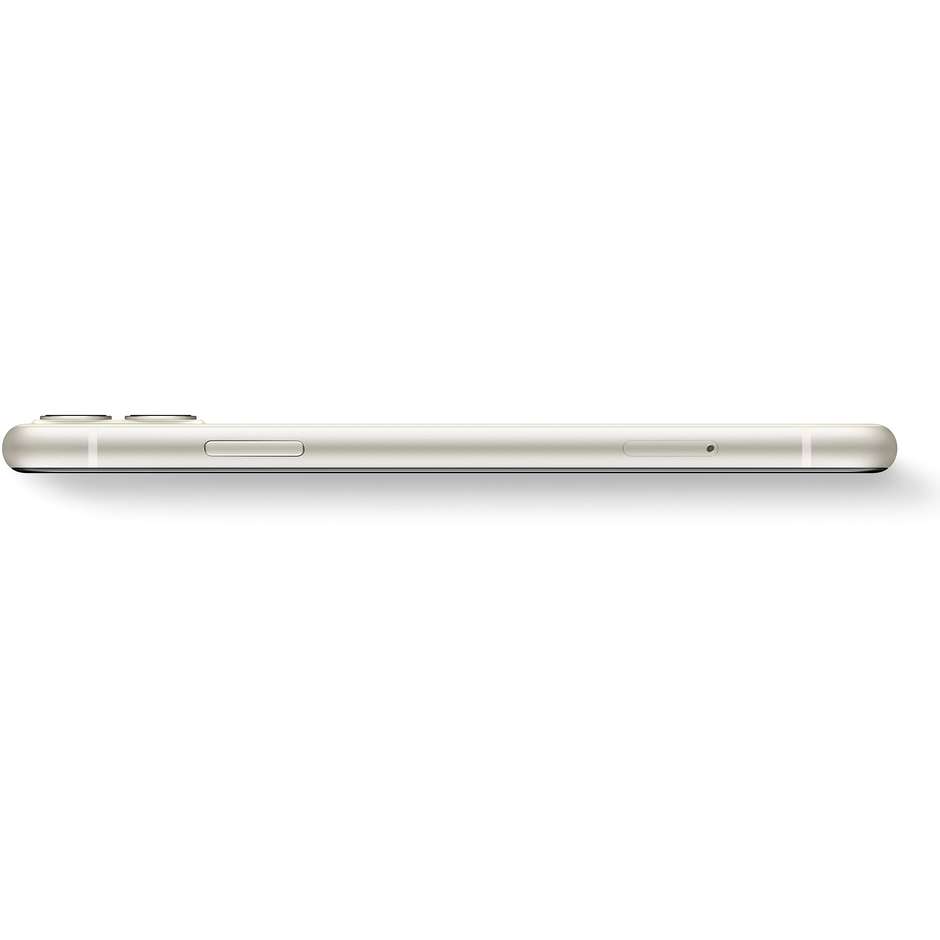Apple iPhone 11 Smartphone 6.1" Memoria 64 GB iOS 13 colore Bianco