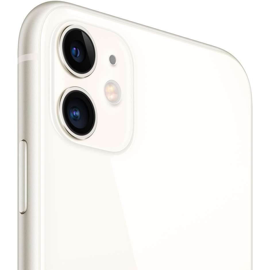 Apple iPhone 11 Smartphone 6.1" Memoria 64 GB iOS 13 colore Bianco