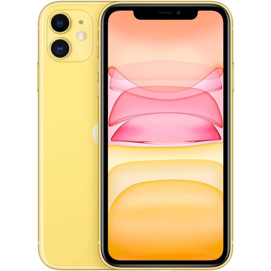 Apple iPhone 11 Smartphone 6.1" Memoria 64 GB iOS 13 colore Giallo