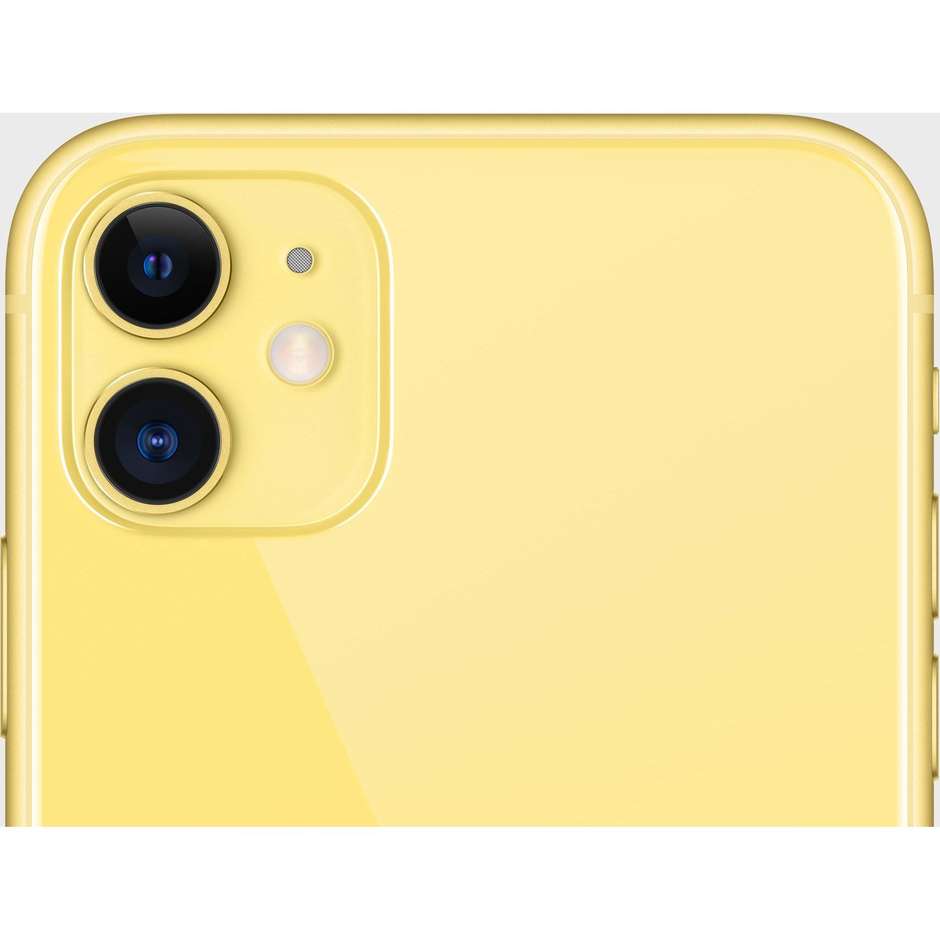 Apple iPhone 11 Smartphone 6.1" Memoria 64 GB iOS 13 colore Giallo