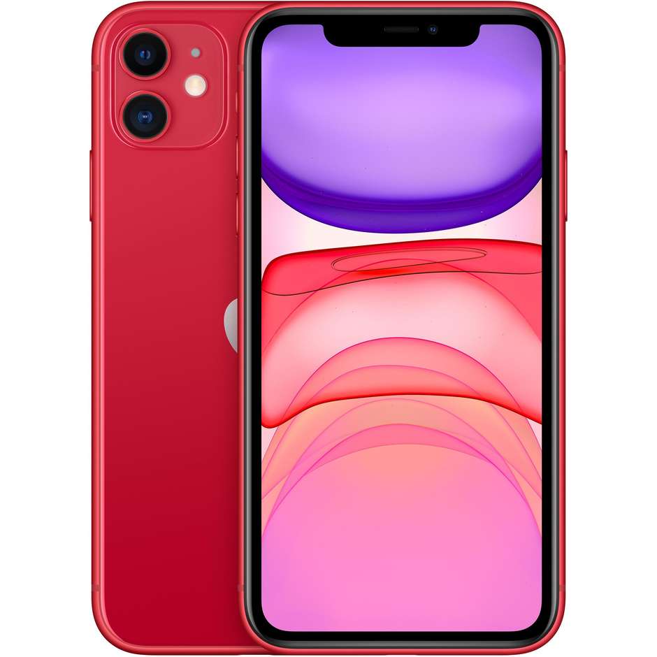 Apple iPhone 11 Smartphone 6.1" Memoria 64 GB iOS 13 colore Rosso