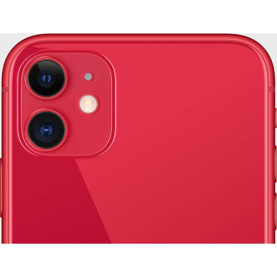 Apple iPhone 11 Smartphone 6.1" Memoria 64 GB iOS 13 colore Rosso