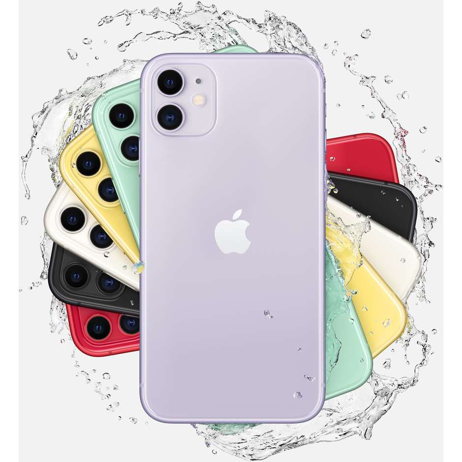 Apple iPhone 11 Smartphone 6.1" Memoria 64 GB iOS 13 colore viola