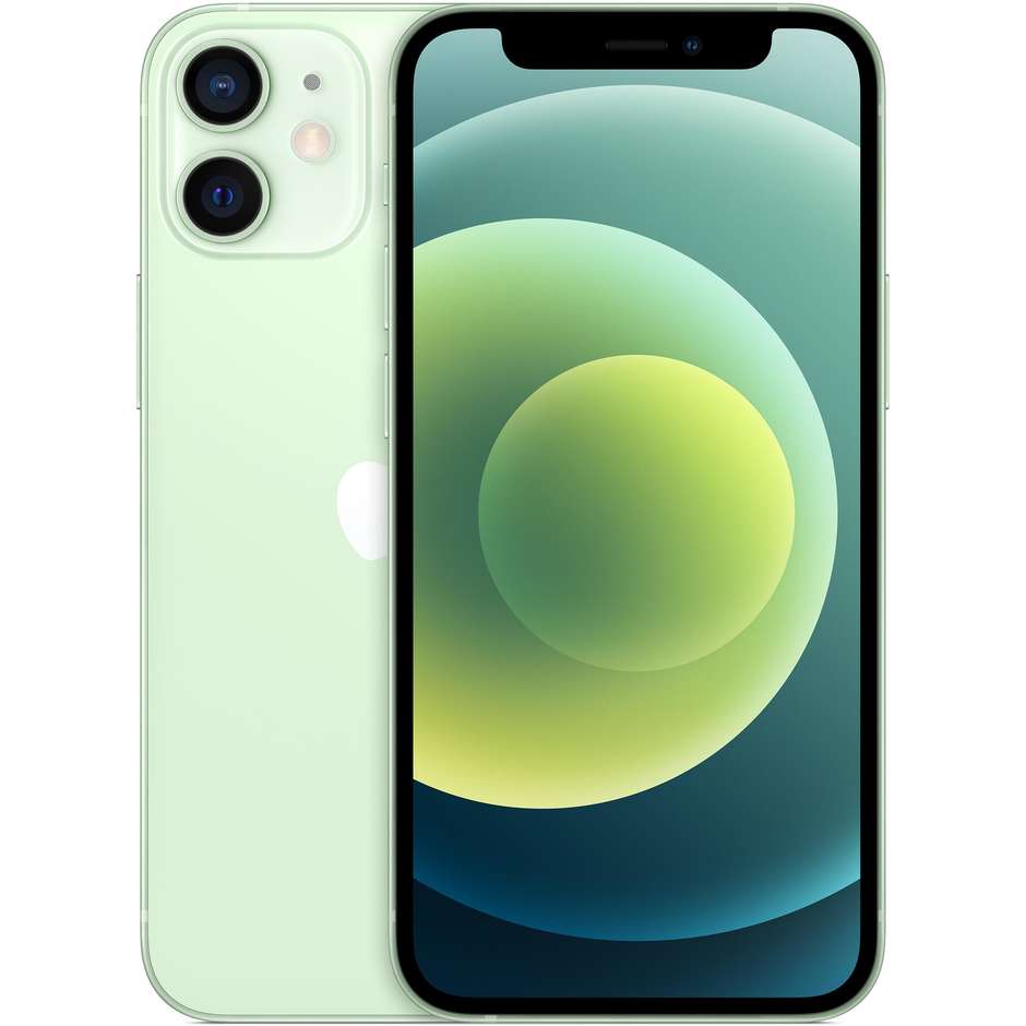 Apple iPhone 12 Mini Smartphone 5,4'' Memoria 256 Gb iOS 14 Apple colore verde